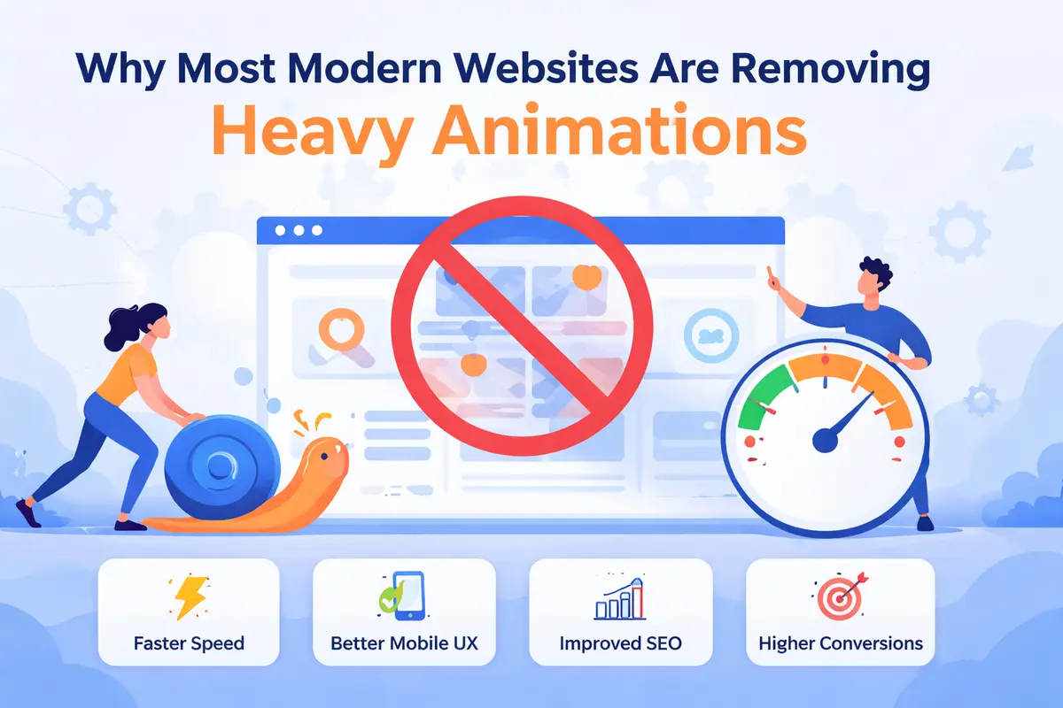Why Most Modern Websites Are Removing Heavy Animations