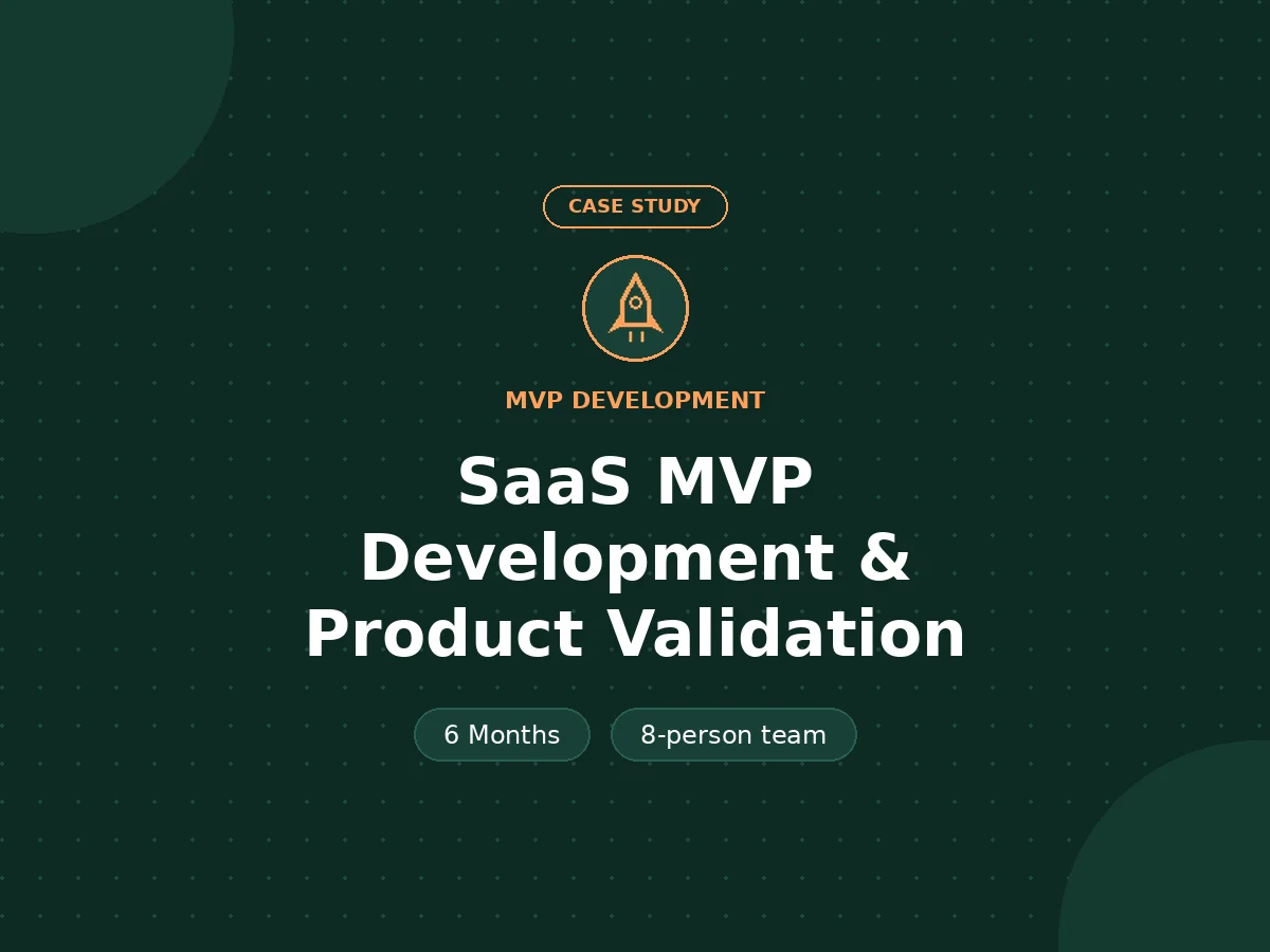 SaaS MVP Development & Product Validation - MVP Development case study