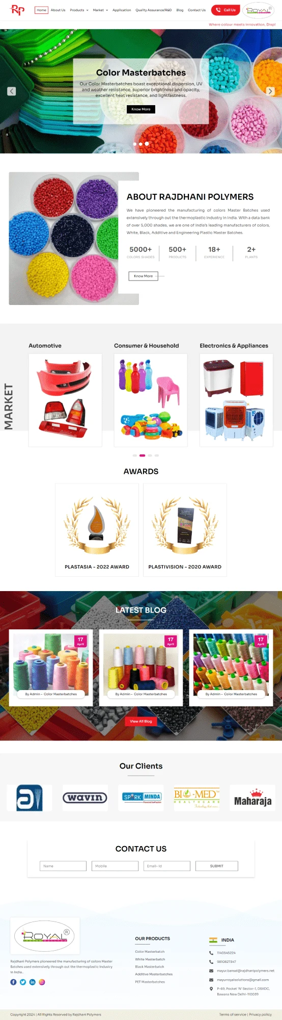 Rajdhani Polymers Visit PSL Association