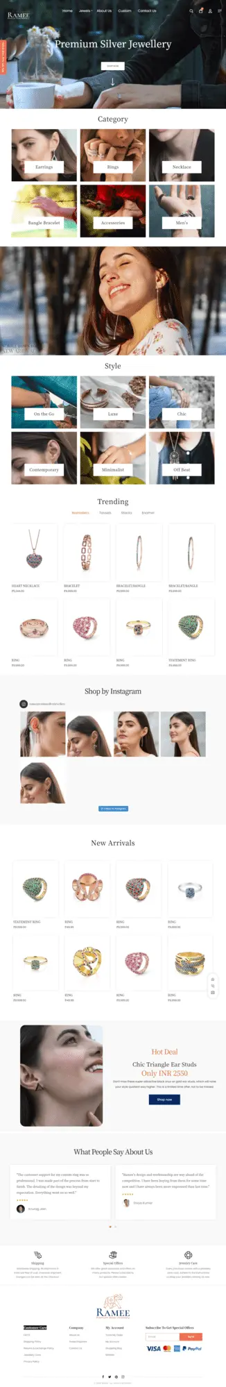 Ramee Premium Silver Jewellery